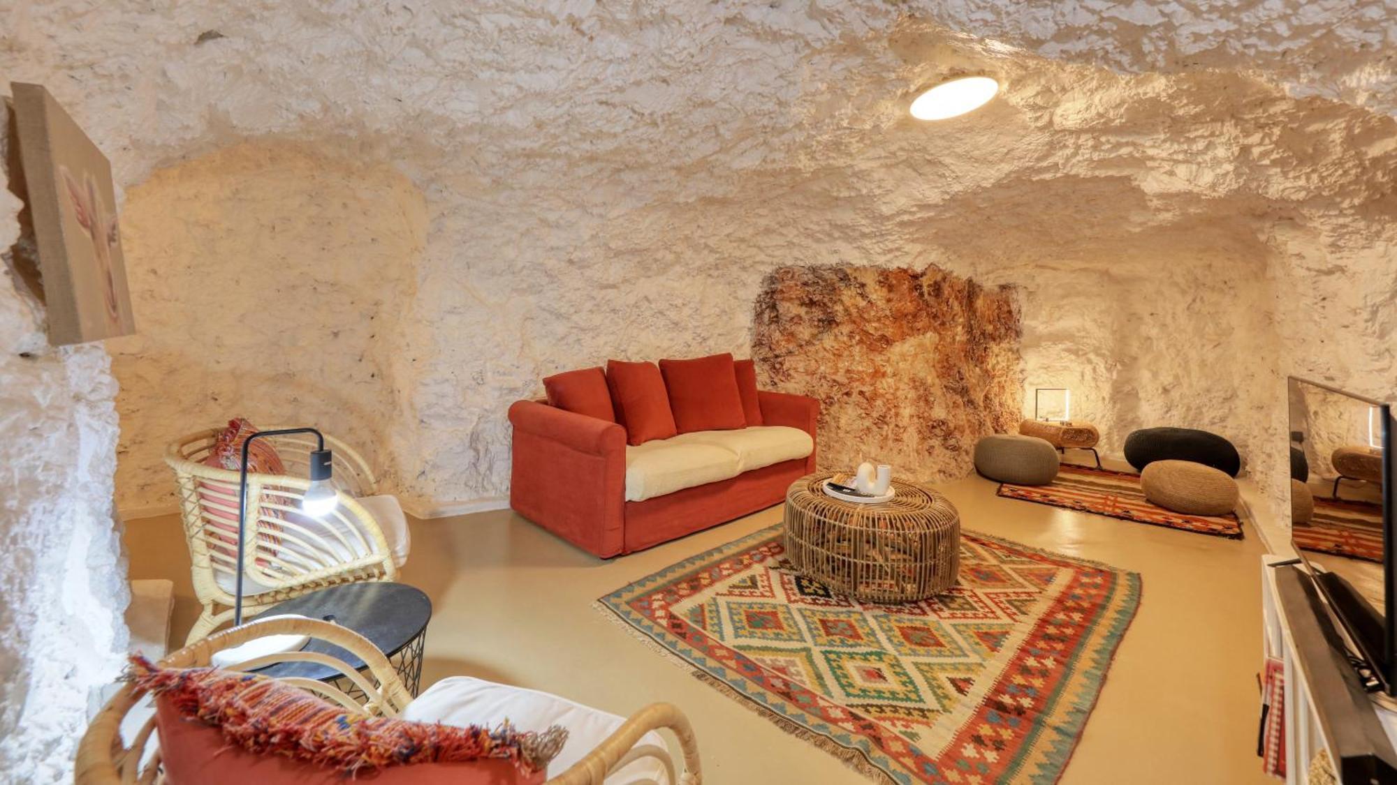 White Cliffs Accommodation -Daybreak Dugout - Unique Cave House Екстериор снимка